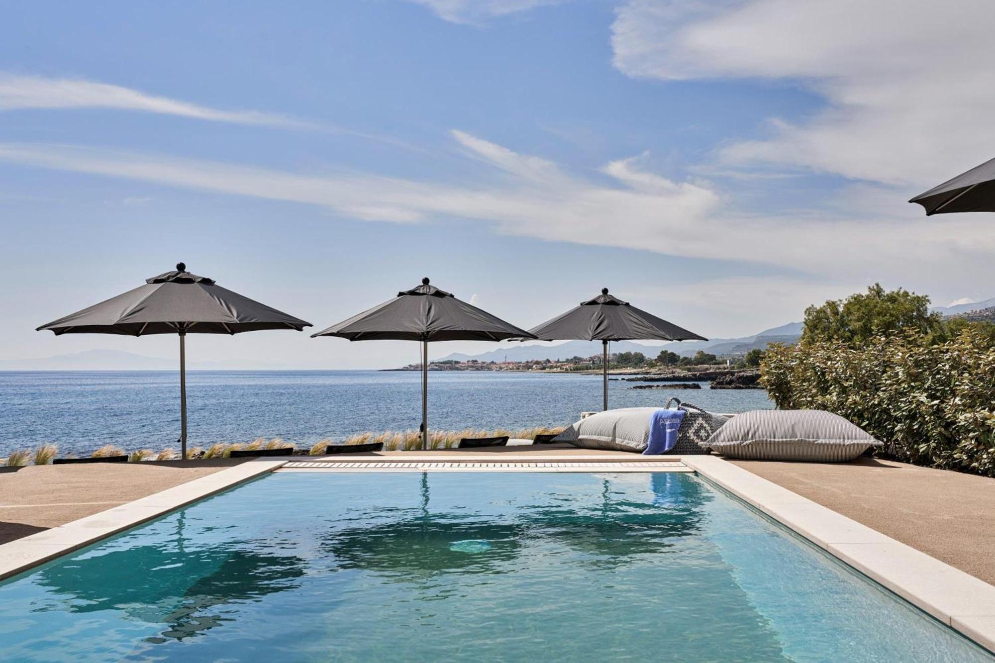 Beachfront Alassa Villas With Private Pools Kotronion  Exterior foto